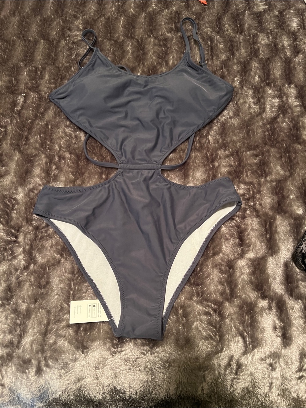 Cupshe blue Cutout One-Piece Swimsuit- Medium